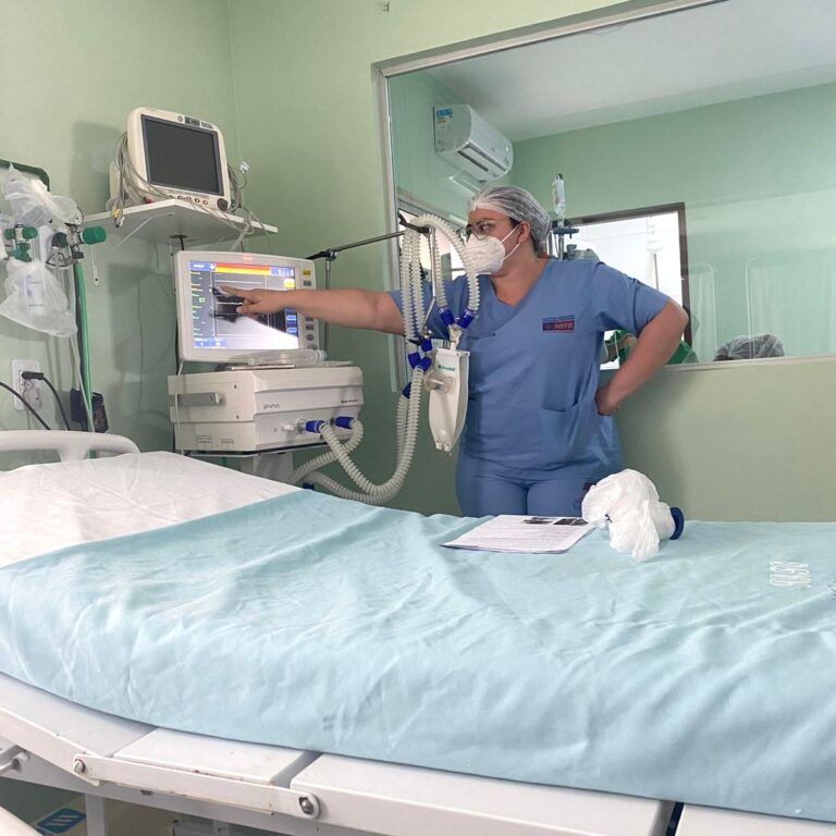 Hospital Regional Fernando Bezerra realiza capacitação em ventilação mecânica para profissionais da UTI Pediátrica