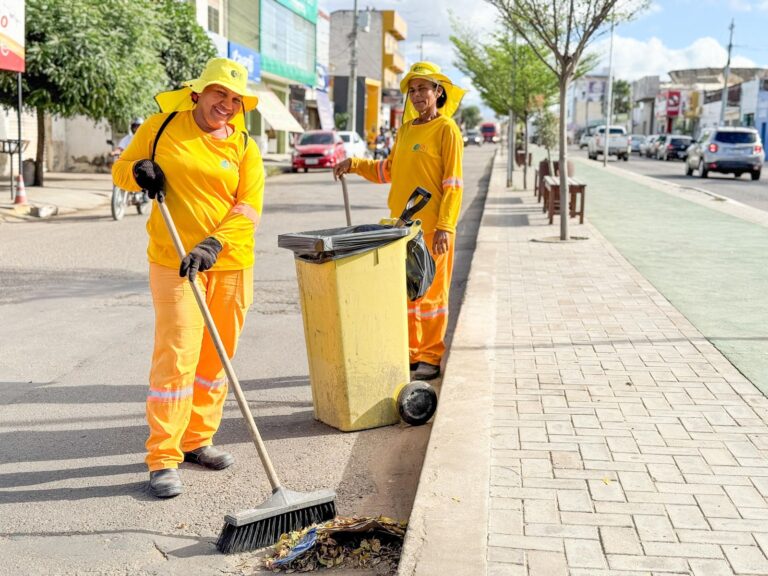 “Tá limpo, tá no grau!”: campanha organiza coleta de lixo em Ouricuri com cronograma por bairros e distritos.